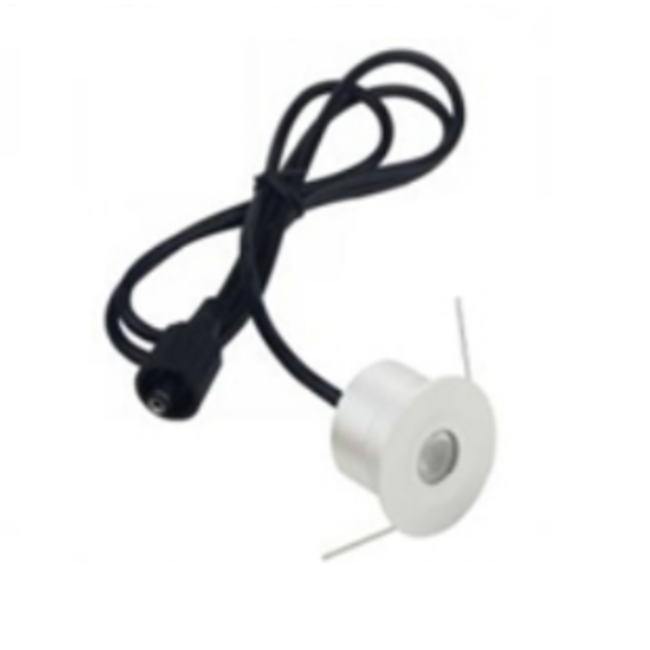 LED inbouwspot 12 volt mini 3W IP67 grijs