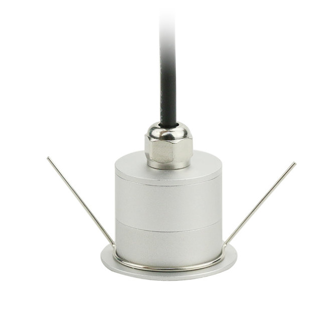 Spot 12V encastrable 3W IP67 mini gris