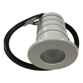 Mini LED inbouwspot 12V of 24V wit 3W IP67 Mini LED inbouwspot 12V of 24V wit 3W IP67