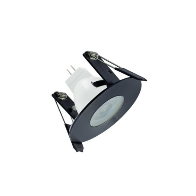 Spot encastrable exterieur gu10 IP65 ignifuge noir, blanc, gris