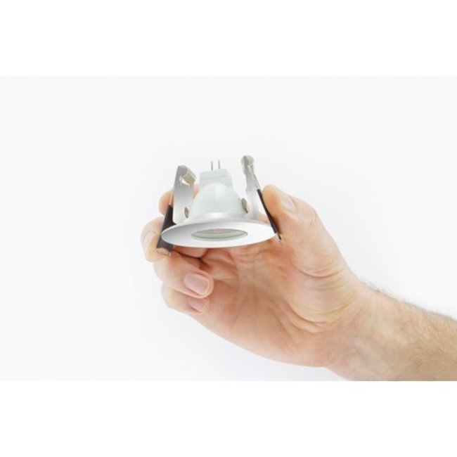 GU10 inbouwspot ip65 brandvertragend 65mm zwart, wit, grijs