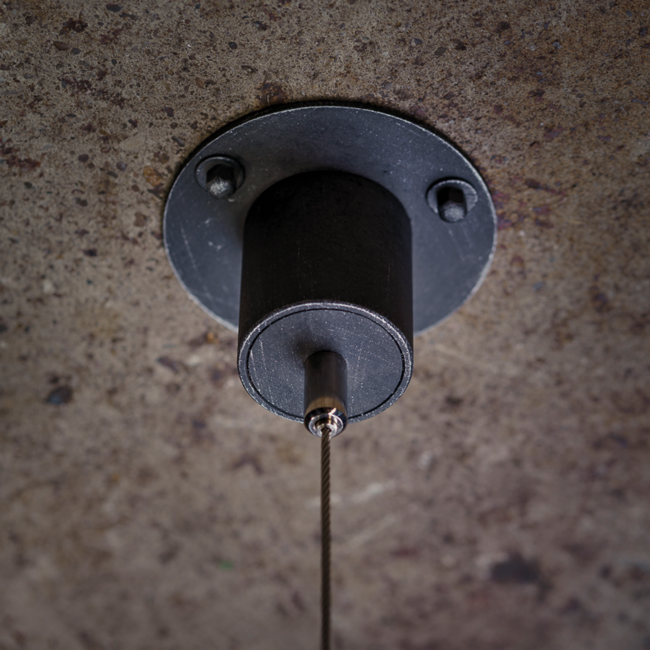 Antieke smeedijzeren hanglamp cirkel hotel 12xE27+4xGU10 Ø 136cm