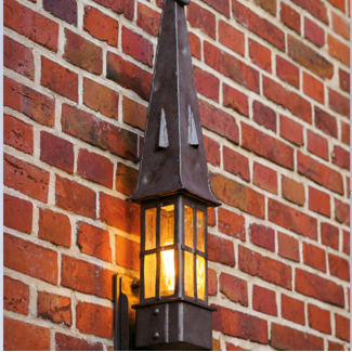 Kasteel wandlamp smeedijzer lantaarn Kasteel wandlamp smeedijzer lantaarn