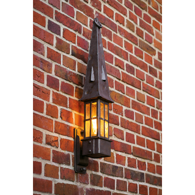 Kasteel wandlamp smeedijzer lantaarn