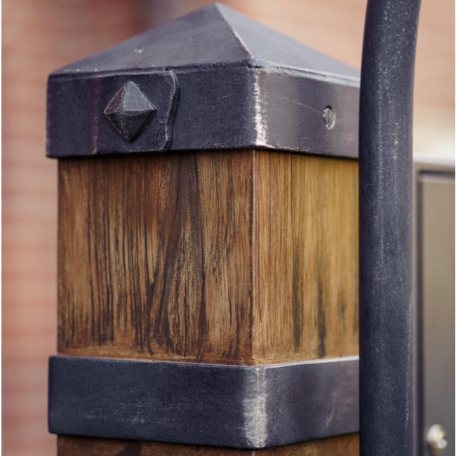 Eclairage pour enseigne extérieur horeca avec 2 lanternes