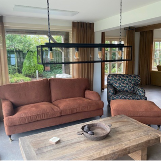 Luminaire suspendu rustique bronze, nickel, chrome