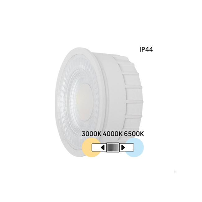 Module LED pour spots encastrables GU10 – 6W, IP44, dimmable, CCT, 220-240V
