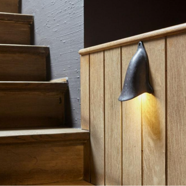 Sierlijke wandlamp brons voor buiten 5W LED IP65