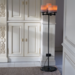Lampadaire romantique style campagne chic avec bougies LED