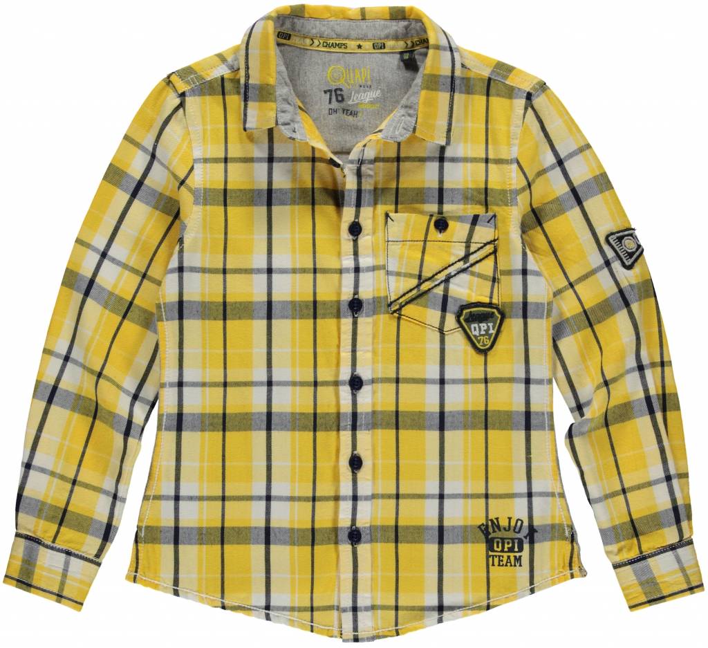 Quapi Quapi Blouse Lander Yellow Check