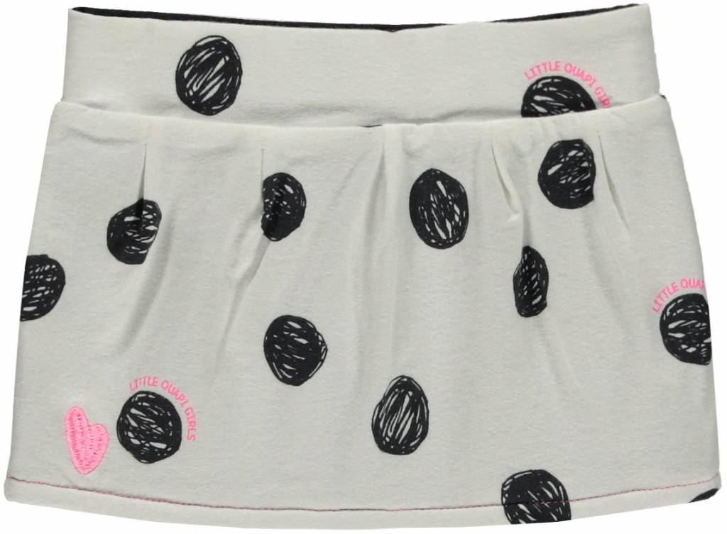 Quapi Quapi reversibel rokje Marije grey dot