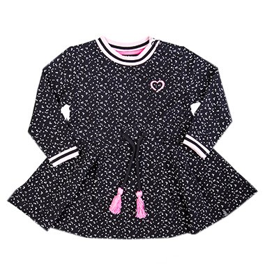 Beebielove Beebielove jurk sweat dress 1 mul