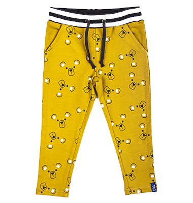 Beebielove Beebielove broek print olv