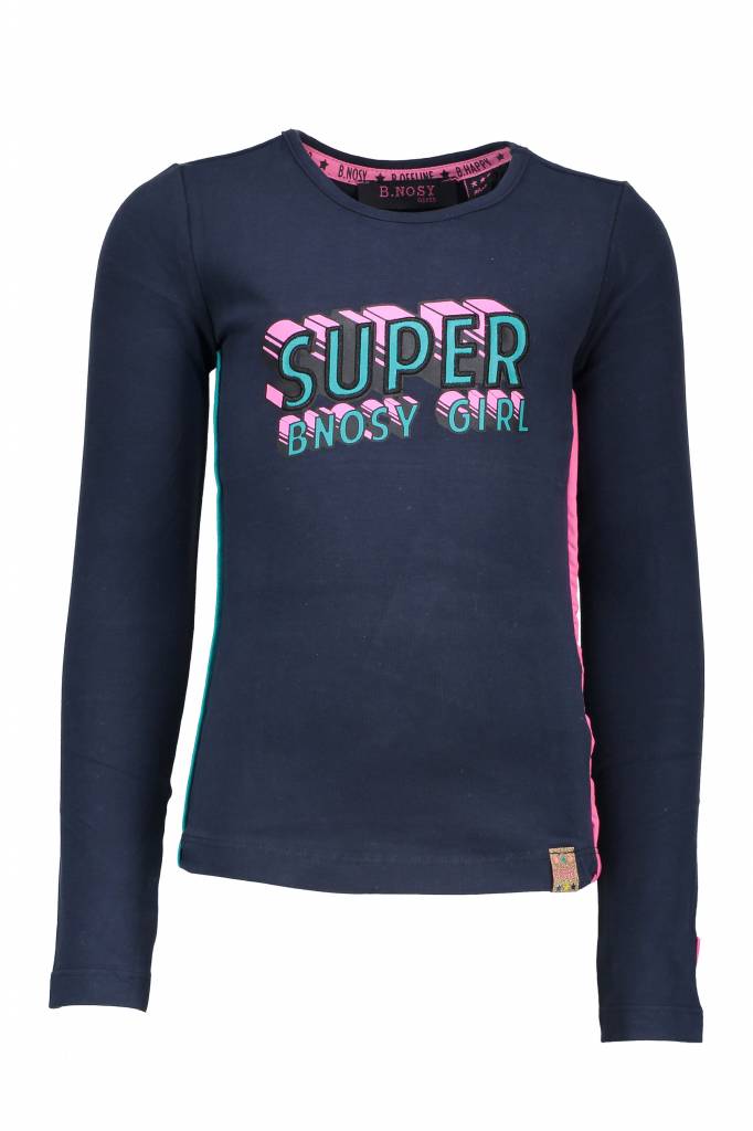 B.Nosy B.Nosy longsleeve supergirls artwork peacock