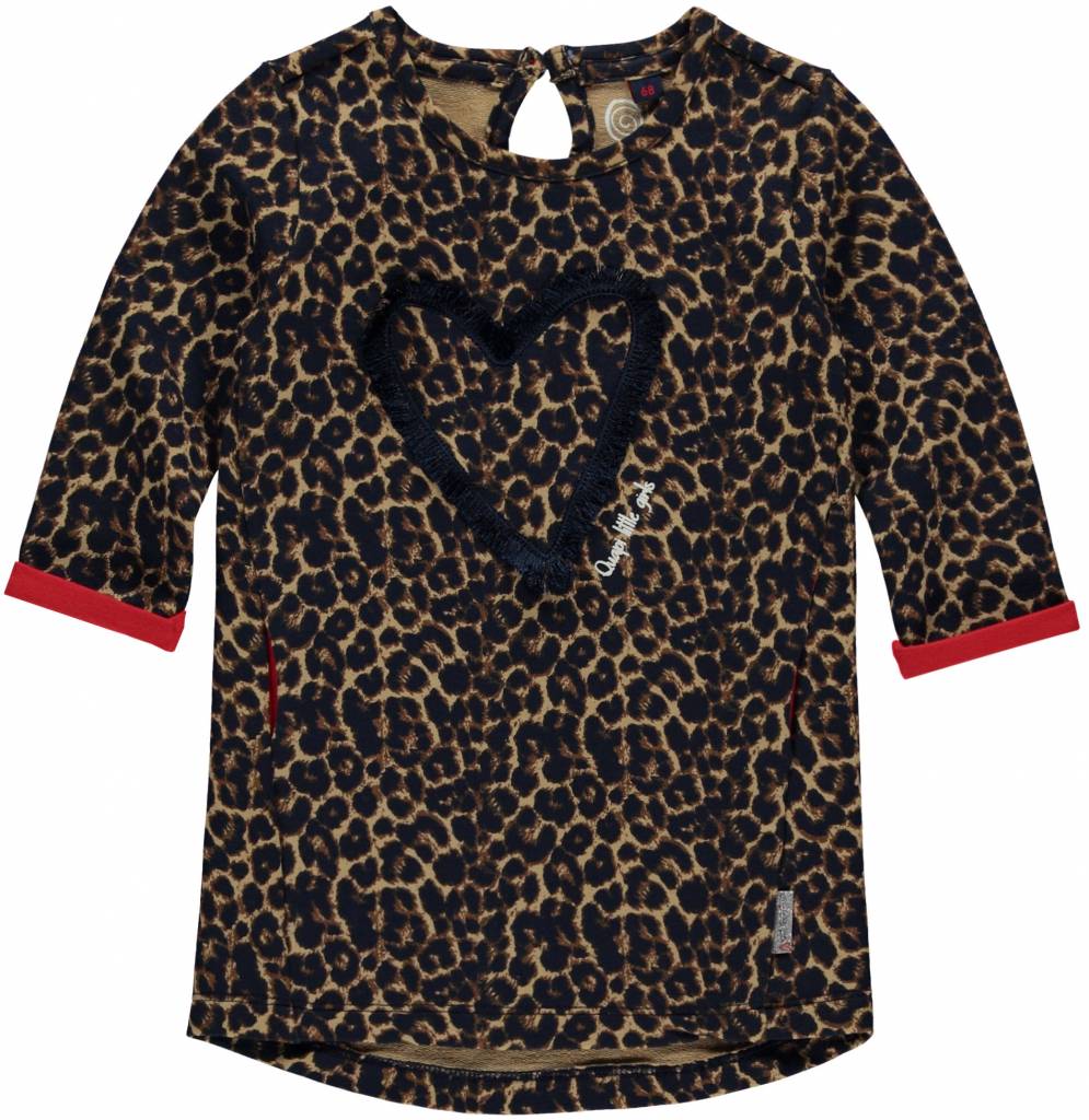 Quapi Quapi jurk Melanie leopard