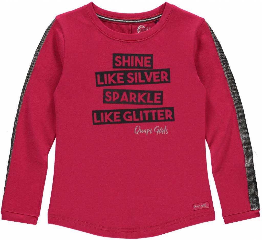 Quapi Quapi longsleeve Lobke sparkling red