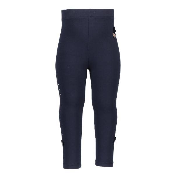 Le Chic Le Chic legging baby rhinestones at sides blue navy