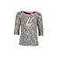 B.Nosy B.Nosy longsleeve with star print sleeves with tunderstorm print white panther black/ alloy ao