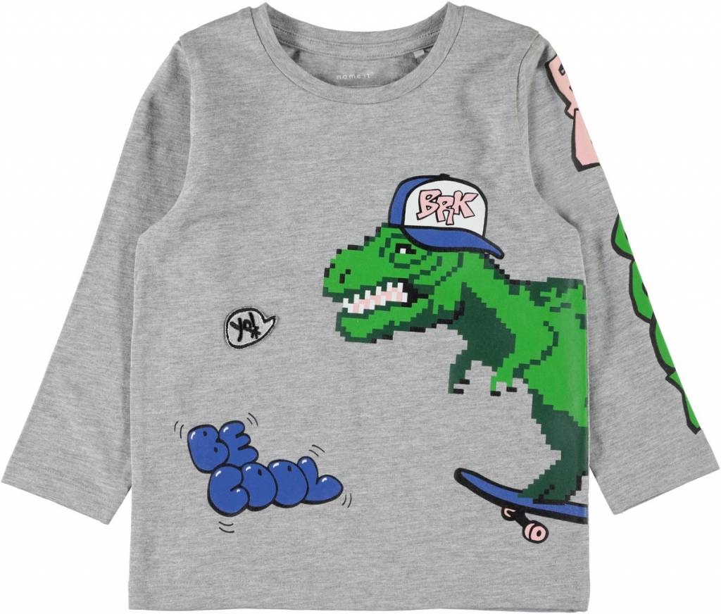 Name It Name It longsleeve Basso grey melange