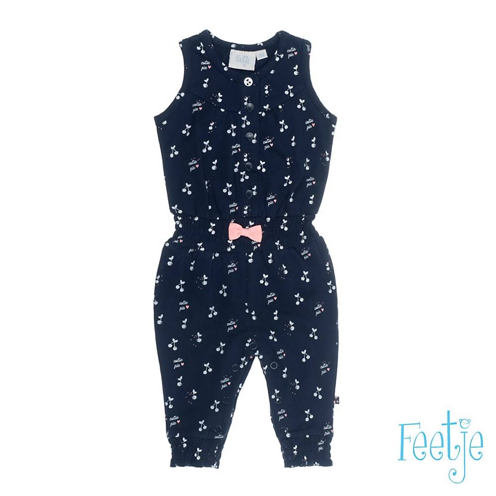 Feetje Feetje jumpsuit aop cherry sweet marine