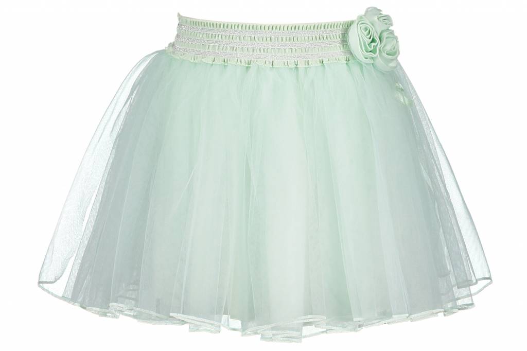 Le Chic Le Chic rokje petticoat flower at waist misty green