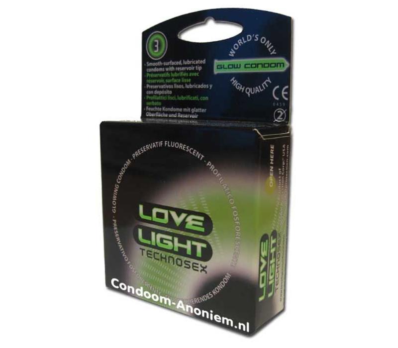 Love Light lichtgevende condooms