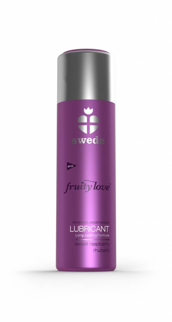 Swede FruityLove Glijmiddel Waterbasis Sweet Raspberry Rhubarb 50 ml afbeelding