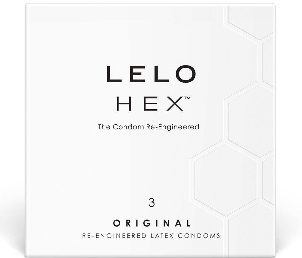 Lelo HEX Condooms (doosje 3 Condooms) afbeelding