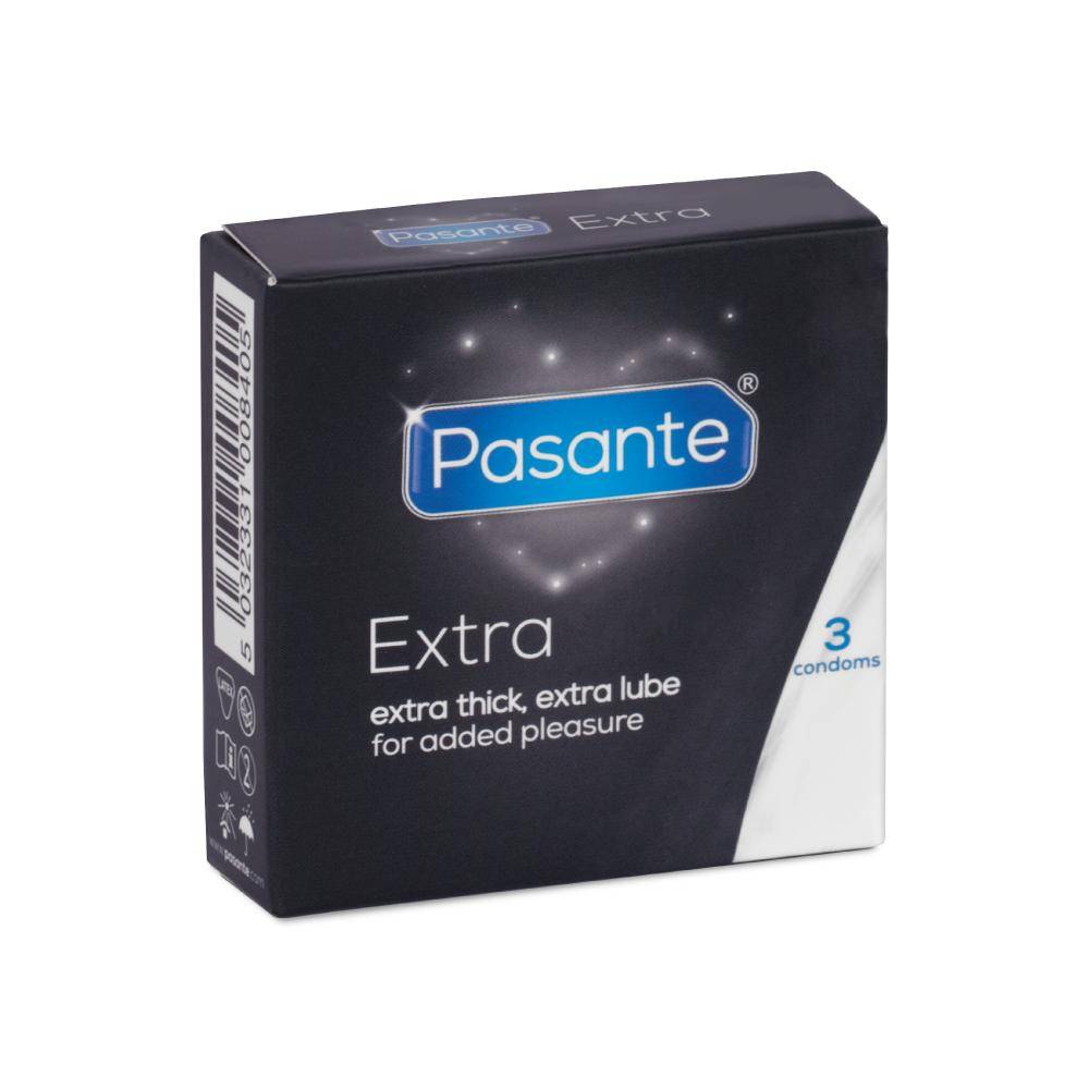 Pasante Extra Dikkere Condooms 3 stuks afbeelding