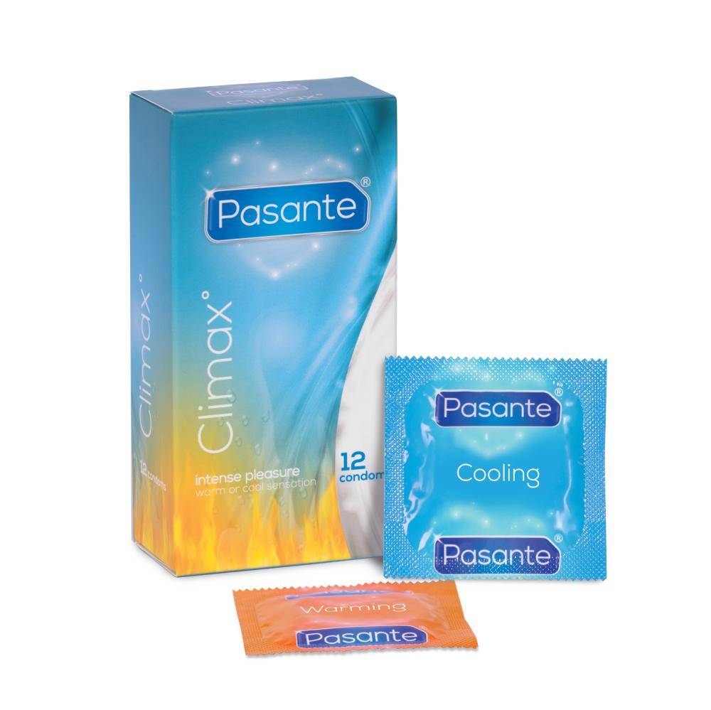 Pasante Climax (warming & Cooling) Condooms 12 condooms afbeelding