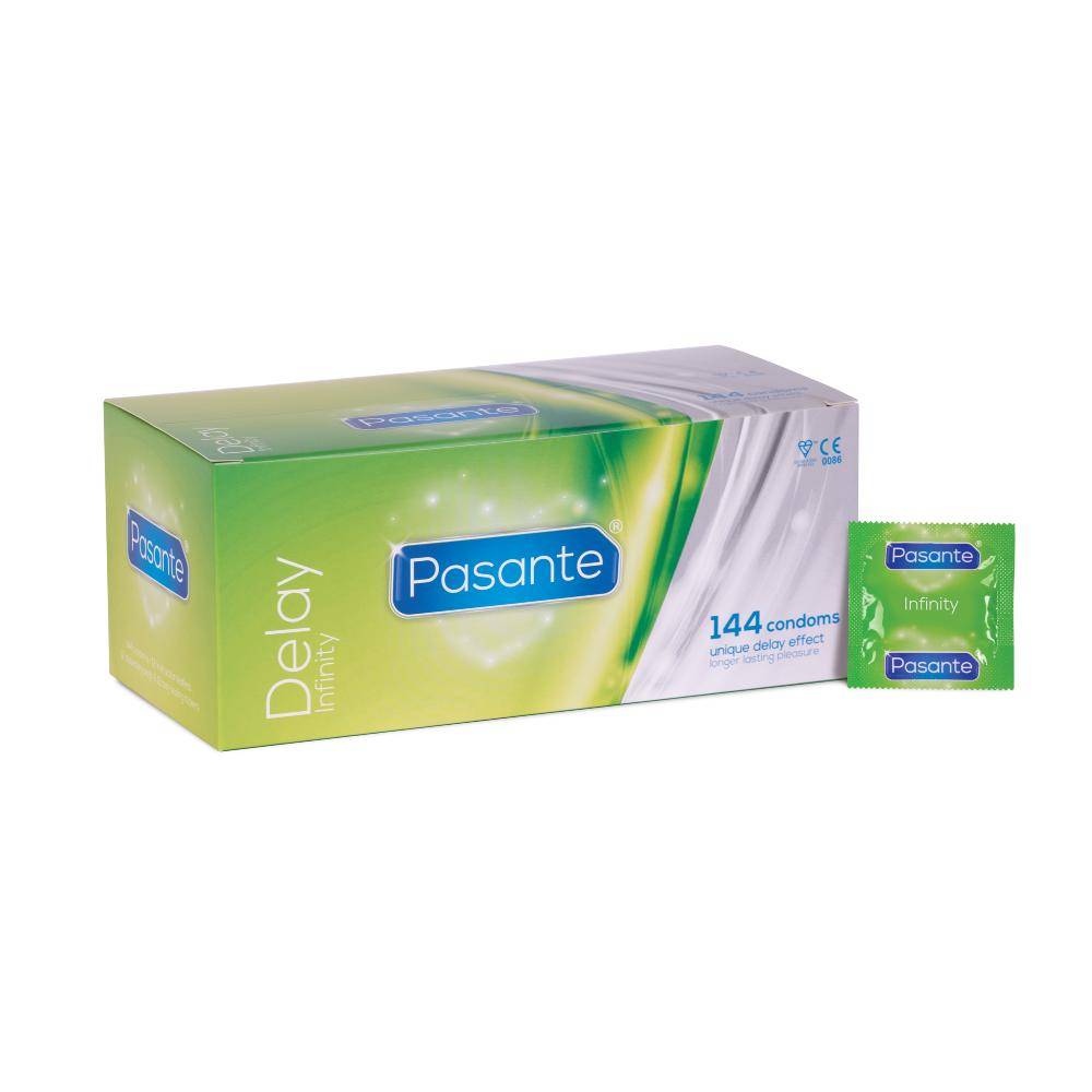 Pasante Infinity Delay Condooms Uitstellen Orgasme 144 Stuks Grootverpakking pasante kopen in de aanbieding Pasante Infinity Delay Condooms Uitstellen Orgasme 144 Stuks Grootverpakking pasante kopen in de aanbieding