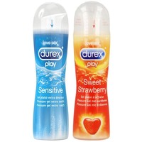 AANBIEDING Play Sensitive en Play Aardbei glijmiddel 2x50ml