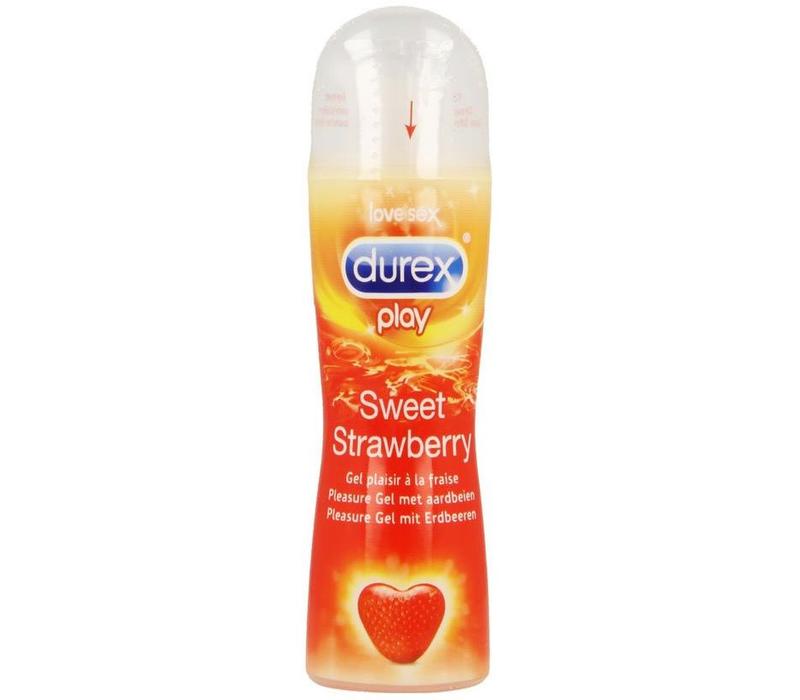Aardbei smaak glijmiddel