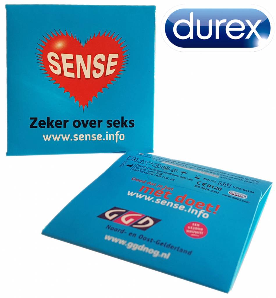 Durex Condooms Verpakking Met Eigen Bedrukking afbeelding
