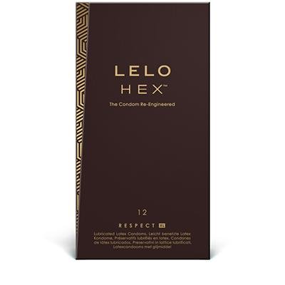 Lelo HEX Respect XL Condooms (doosje 12 Stuks)