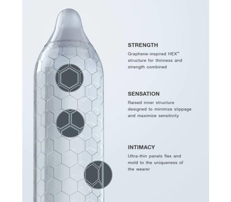 HEX Respect XL Condooms (doosje 12 stuks)