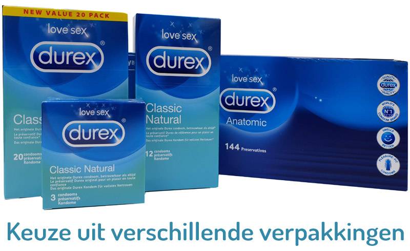 Durex Classic Natural Condooms 72 stuks afbeelding