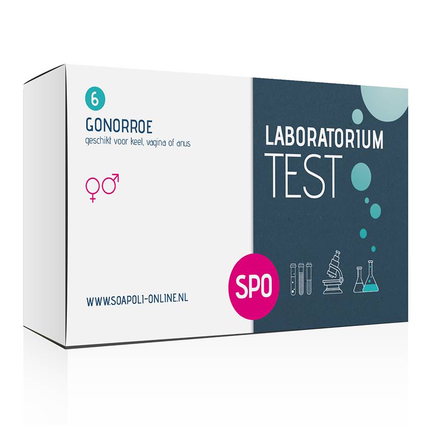 SOApoli Gonorroe Test - Professionele Laboratoriumtest Test voor vagina, keel of anus