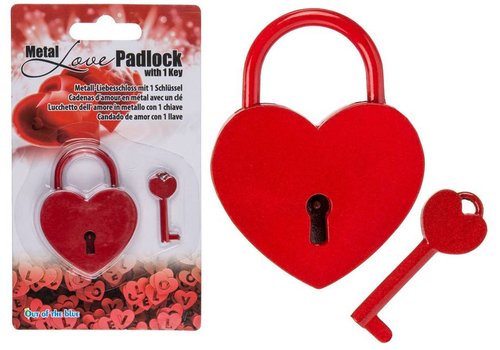 Liefdesslotje of Love Locker - rood