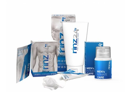Rinz24 Men's Intimate package (Wash, Wipes & Balsem)