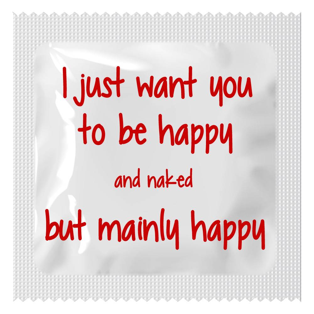 Condoom Anoniem I Just Want You To Be Happy 10 Stuks In Zakje condoom anoniem kopen in de aanbieding Condoom Anoniem I Just Want You To Be Happy 10 Stuks In Zakje condoom anoniem kopen in de aanbieding