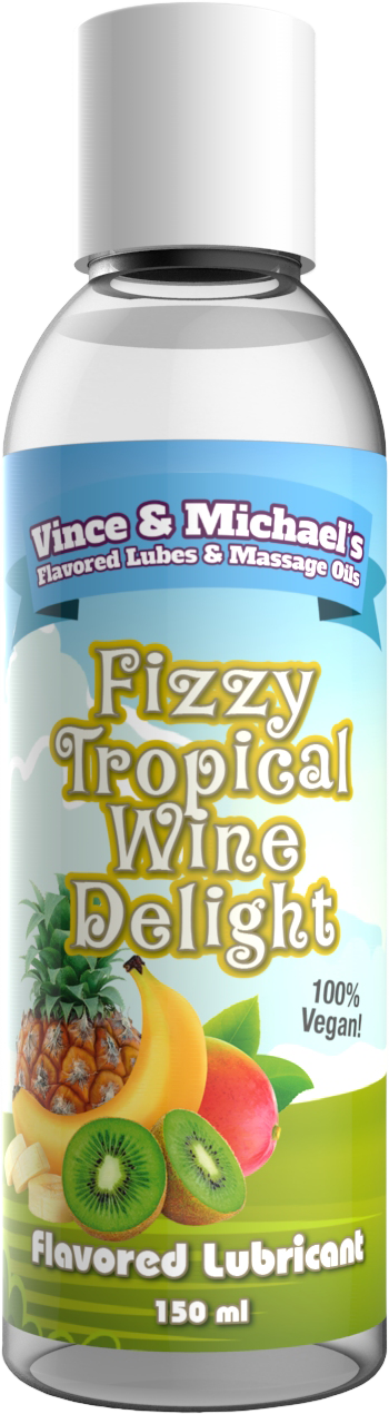 Swede Vince & Michaels&apos;s Fizzy Tropical Wine Delight Flavored Lubricant (150ml) afbeelding