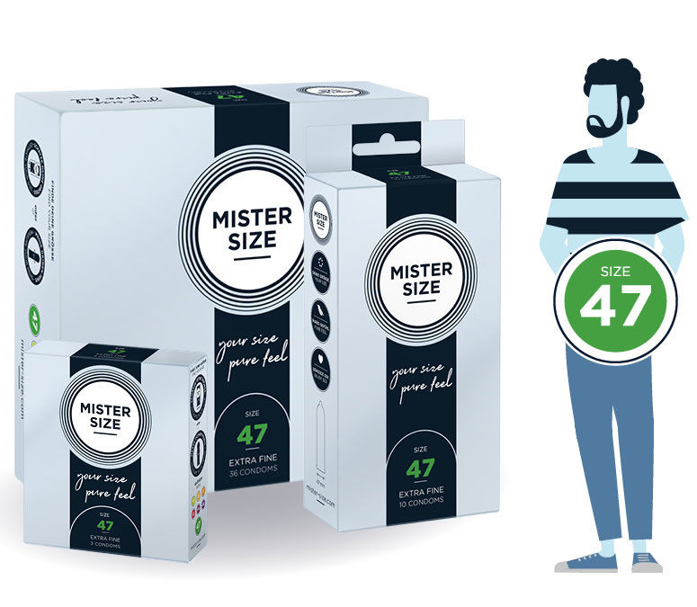 MISTER SIZE 47 - Smallere Condooms Ultradun 12 stuks (4x3) afbeelding 1