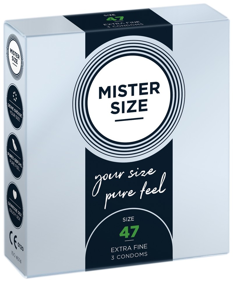MISTER SIZE 47 - Smallere Condooms Ultradun 3 stuks