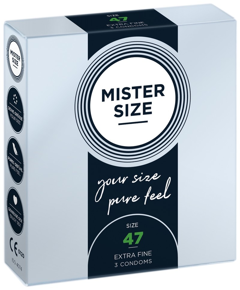 MISTER SIZE 47 - Smallere Condooms Ultradun 3 stuks afbeelding