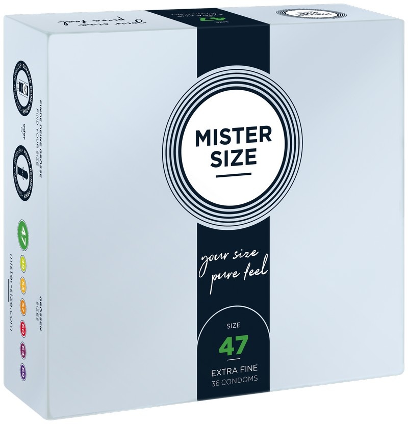 MISTER SIZE 47 - Smallere Condooms Ultradun 36 stuks afbeelding