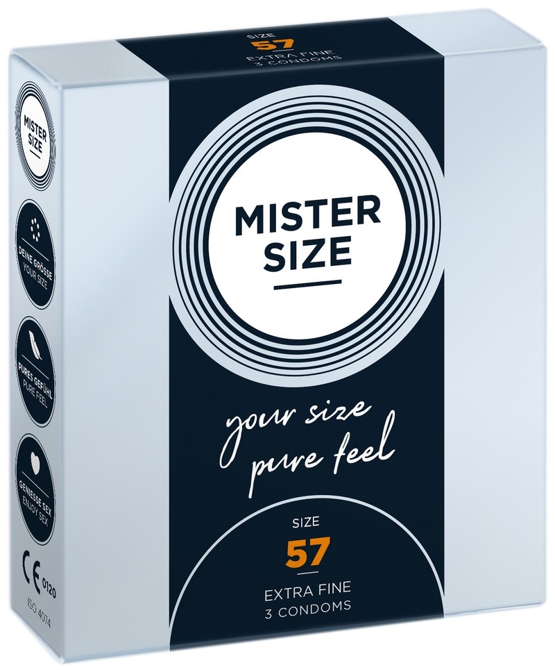 MISTER SIZE 57 - Iets Ruimere Condooms Ultradun 3 stuks afbeelding