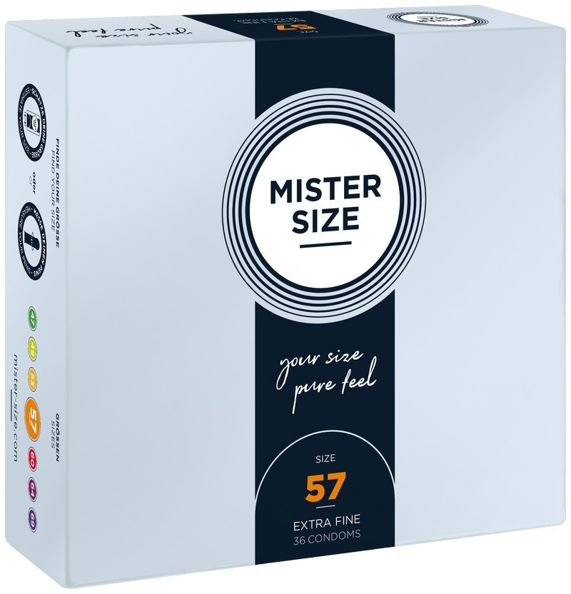 MISTER SIZE 57 - Iets Ruimere Condooms Ultradun 36 stuks afbeelding