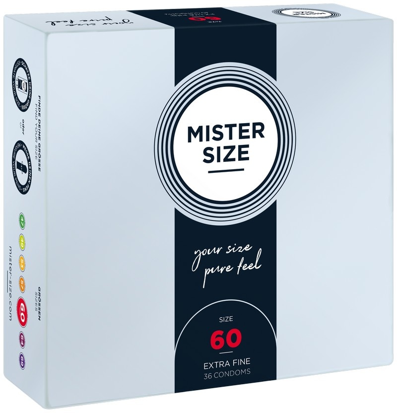 MISTER SIZE 60 - Ruimere XL Condooms Ultradun 36 stuks afbeelding