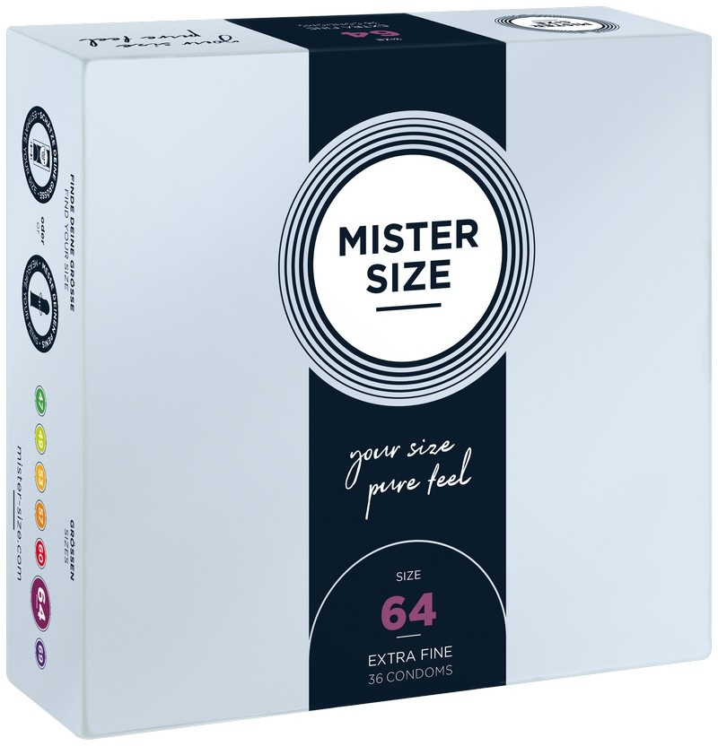 MISTER SIZE 64mm - Ruimere XXL Condooms Ultradun 36 stuks afbeelding